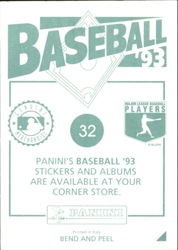 Sports Card Back
