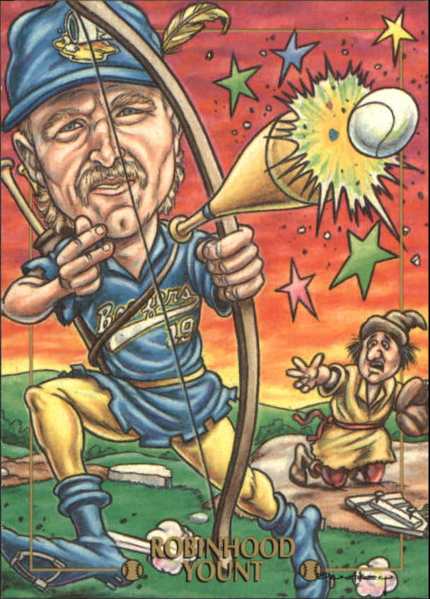 1993 Cardtoons Spoof Card #81 Robin Robinhood Yount - NM-MT | eBay