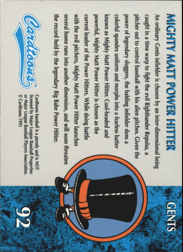 Sports Card Back