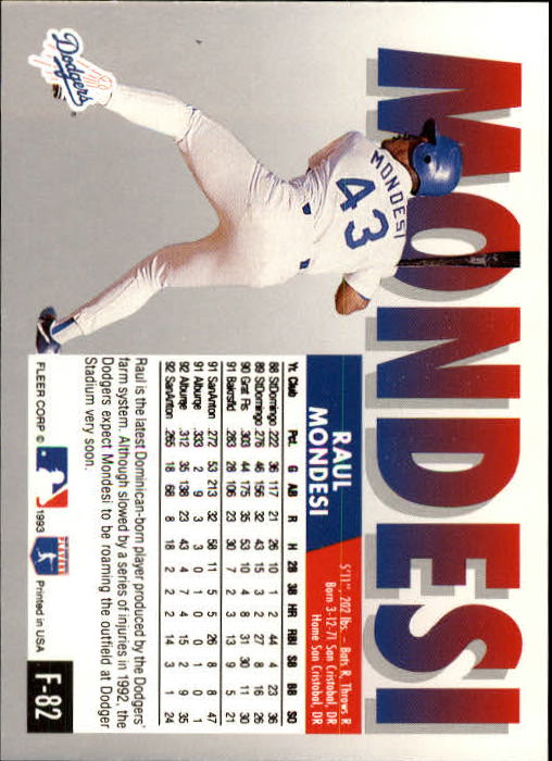 A0291- 1993 Fleer Final Edition BB 1-200 +Rookies -You Pick- 15+ FREE US SHIP - Picture 161 of 389