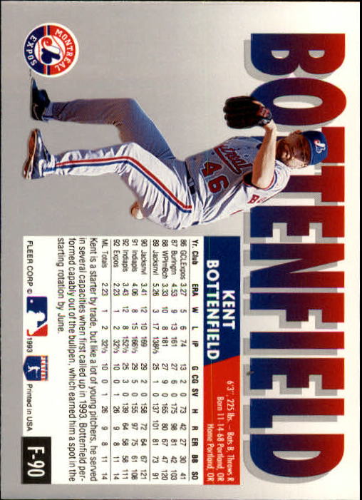 A0291- 1993 Fleer Final Edition BB 1-200 +Rookies -You Pick- 15+ FREE US SHIP - Picture 177 of 389