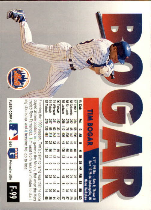A0291- 1993 Fleer Final Edition BB 1-200 +Rookies -You Pick- 15+ FREE US SHIP - Picture 195 of 389