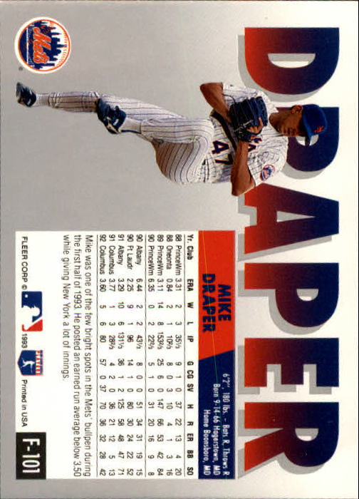 A0291- 1993 Fleer Final Edition BB 1-200 +Rookies -You Pick- 15+ FREE US SHIP - Picture 199 of 389