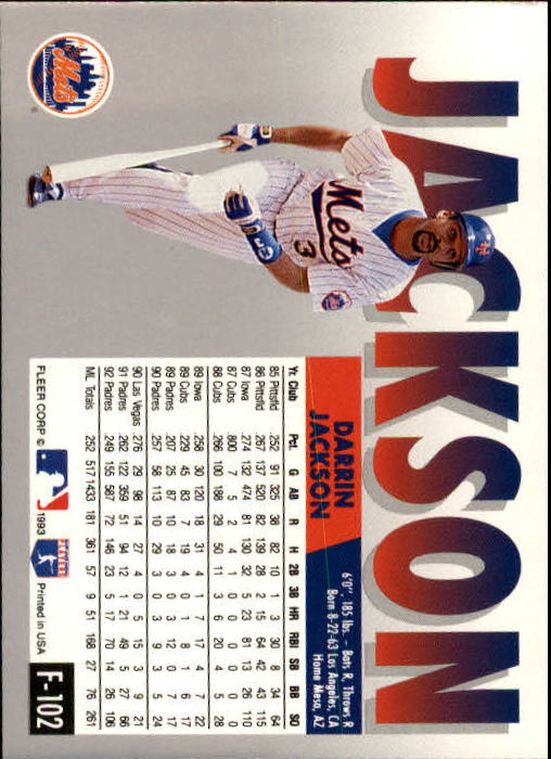 A0291- 1993 Fleer Final Edition BB 1-200 +Rookies -You Pick- 15+ FREE US SHIP - Picture 201 of 389
