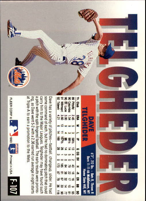 A0291- 1993 Fleer Final Edition BB 1-200 +Rookies -You Pick- 15+ FREE US SHIP - Picture 211 of 389