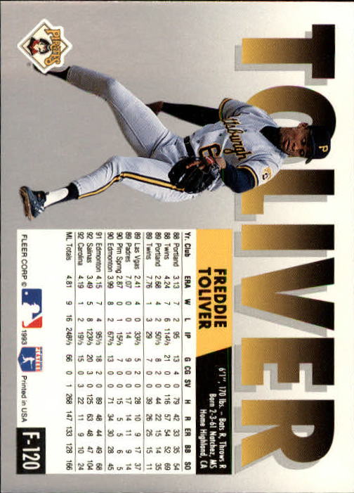 A0291- 1993 Fleer Final Edition BB 1-200 +Rookies -You Pick- 15+ FREE US SHIP - Picture 237 of 389