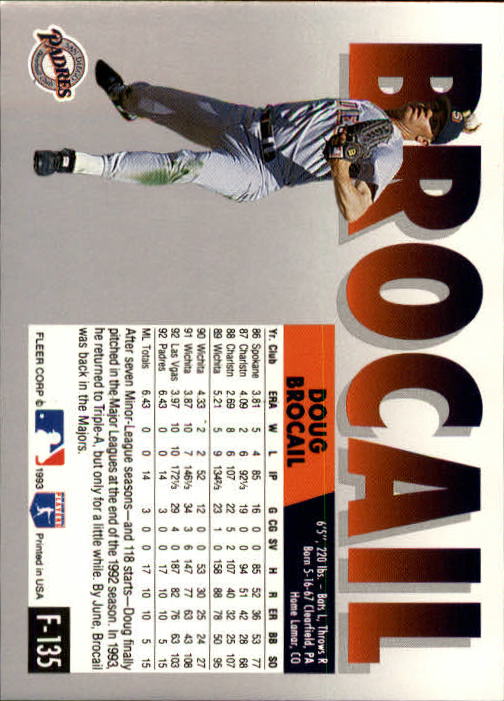 A0291- 1993 Fleer Final Edition BB 1-200 +Rookies -You Pick- 15+ FREE US SHIP - Picture 265 of 389