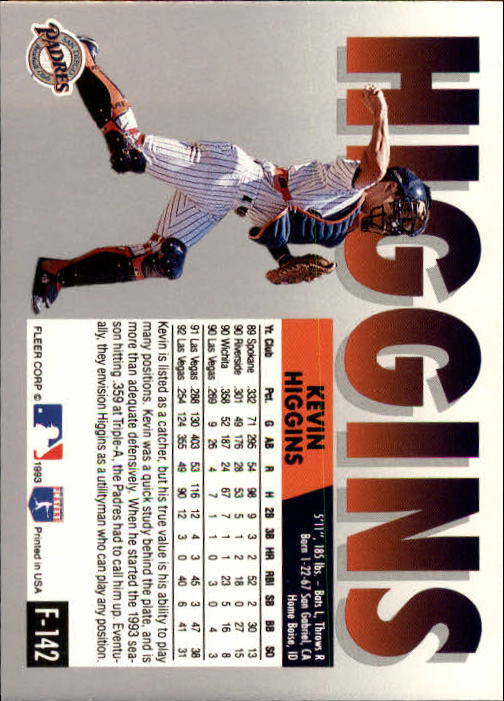 A0291- 1993 Fleer Final Edition BB 1-200 +Rookies -You Pick- 15+ FREE US SHIP - Picture 279 of 389