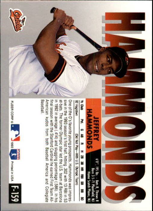 A0291- 1993 Fleer Final Edition BB 1-200 +Rookies -You Pick- 15+ FREE US SHIP - Picture 313 of 389