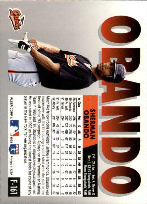 A0291- 1993 Fleer Final Edition BB 1-200 +Rookies -You Pick- 15+ FREE US SHIP - Picture 317 of 389