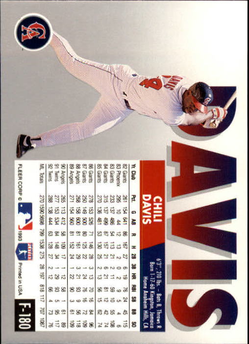 A0291- 1993 Fleer Final Edition BB 1-200 +Rookies -You Pick- 15+ FREE US SHIP - Picture 355 of 389