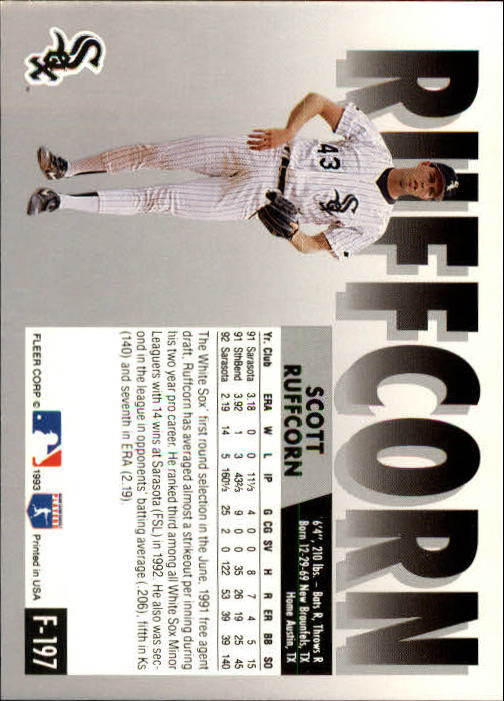 A0291- 1993 Fleer Final Edition BB 1-200 +Rookies -You Pick- 15+ FREE US SHIP - Picture 383 of 389