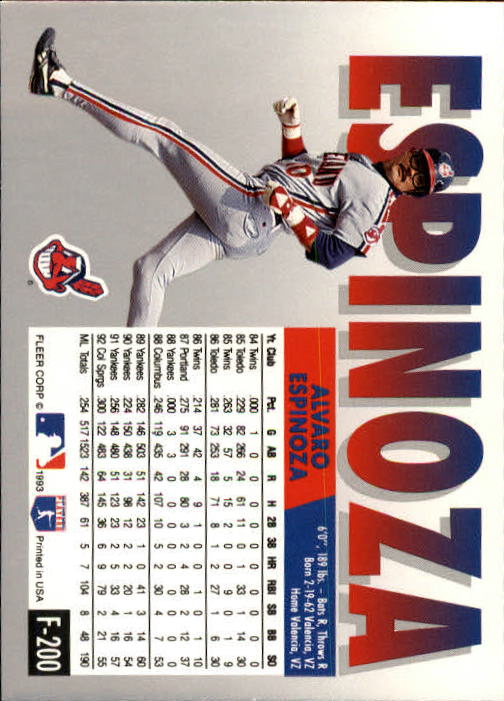 A0291- 1993 Fleer Final Edition BB 1-200 +Rookies -You Pick- 15+ FREE US SHIP - Picture 389 of 389