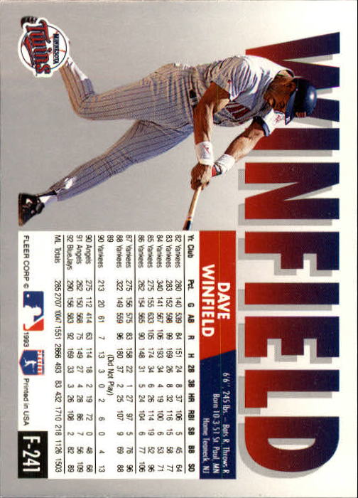 Sports Card Back