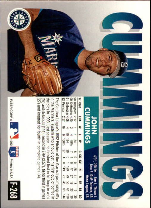 Sports Card Back