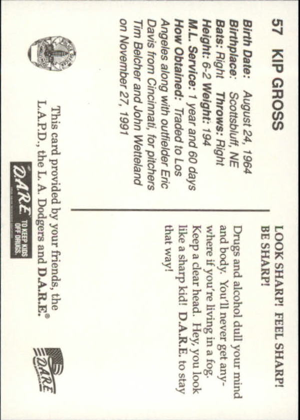 B6451- 1993 Dodgers Police Baseball Card #s 1-30 -You Pick- 15+ FREE US SHIP - Picture 17 of 59