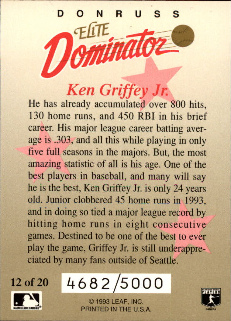 Sports Card Back