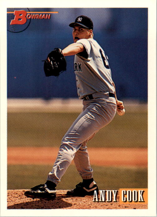 1993 Bowman #124 Andy Cook RC