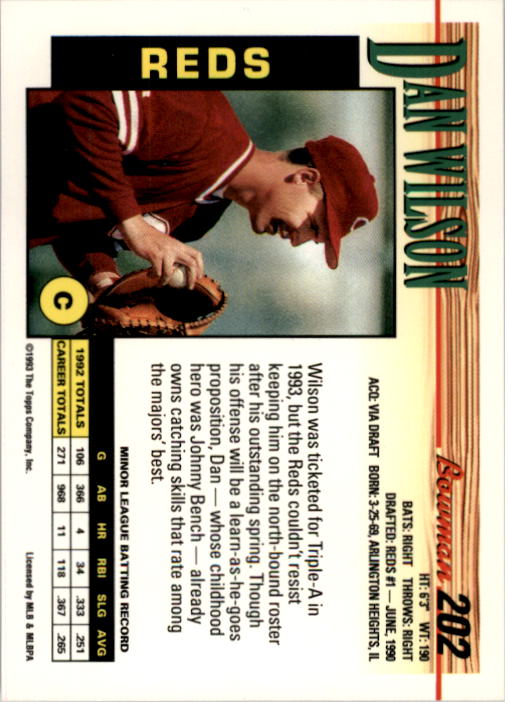 A0118- 1993 Bowman Baseball Karte #S 1-250 + Rookies -du Pick- 15 + Gratis US - Bild 387 von 479