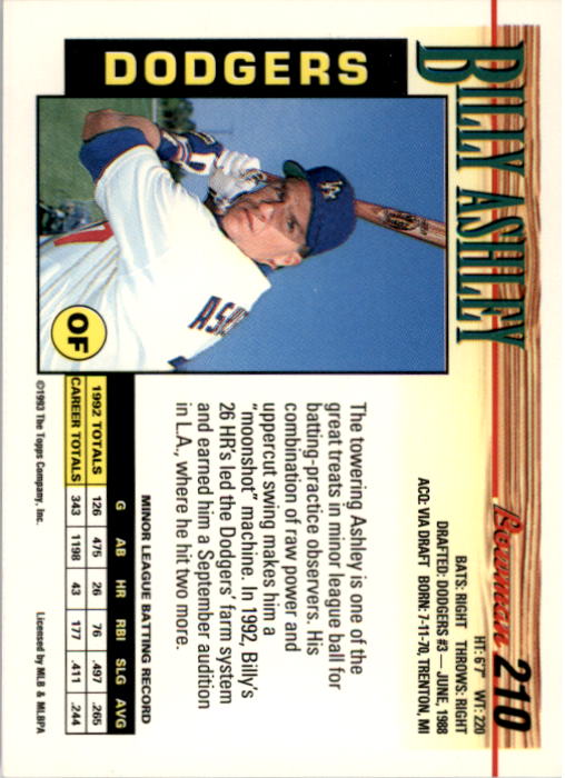 A0118- 1993 Bowman Baseball Karte #S 1-250 + Rookies -du Pick- 15 + Gratis US - Bild 403 von 479