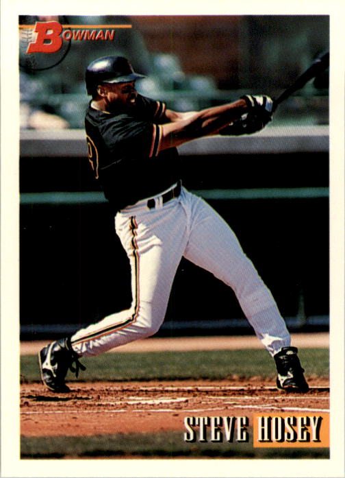 1993 Bowman Baseball "Main Set" Base Cards #251 to #500 - Picture 482 of 499