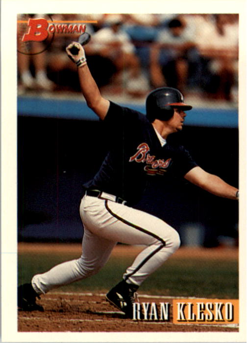 1993 Bowman #634 Ryan Klesko - NM-MT