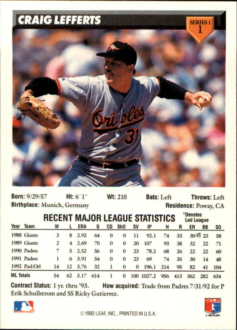 B1980- 1993 Donruss Baseball Cards 1-250 +Rookies -You Pick- 15+ FREE US SHIP - Picture 3 of 501