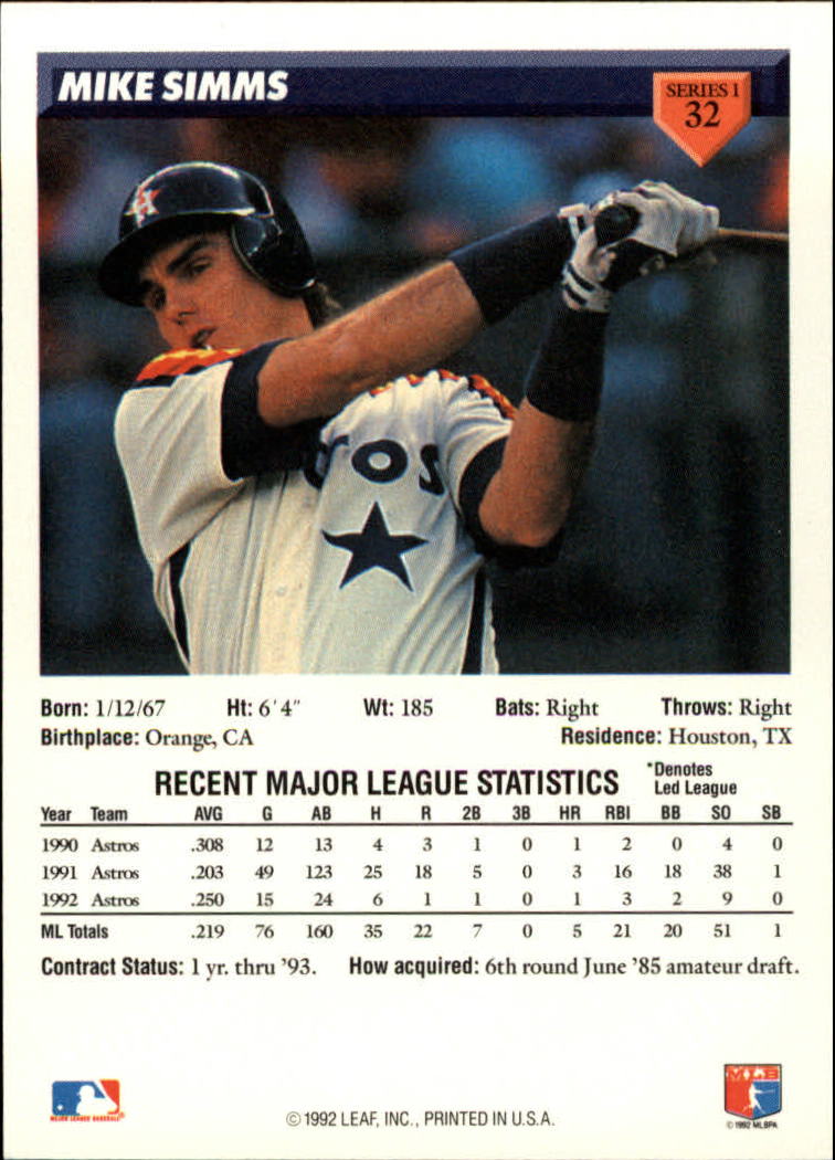 B1980- 1993 Donruss Baseball Cards 1-250 +Rookies -You Pick- 15+ FREE US SHIP - Picture 65 of 501