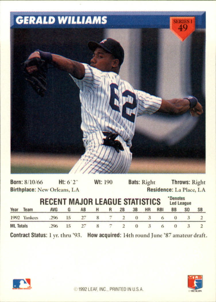 B1980- 1993 Donruss Baseball Cards 1-250 +Rookies -You Pick- 15+ FREE US SHIP - Picture 99 of 501