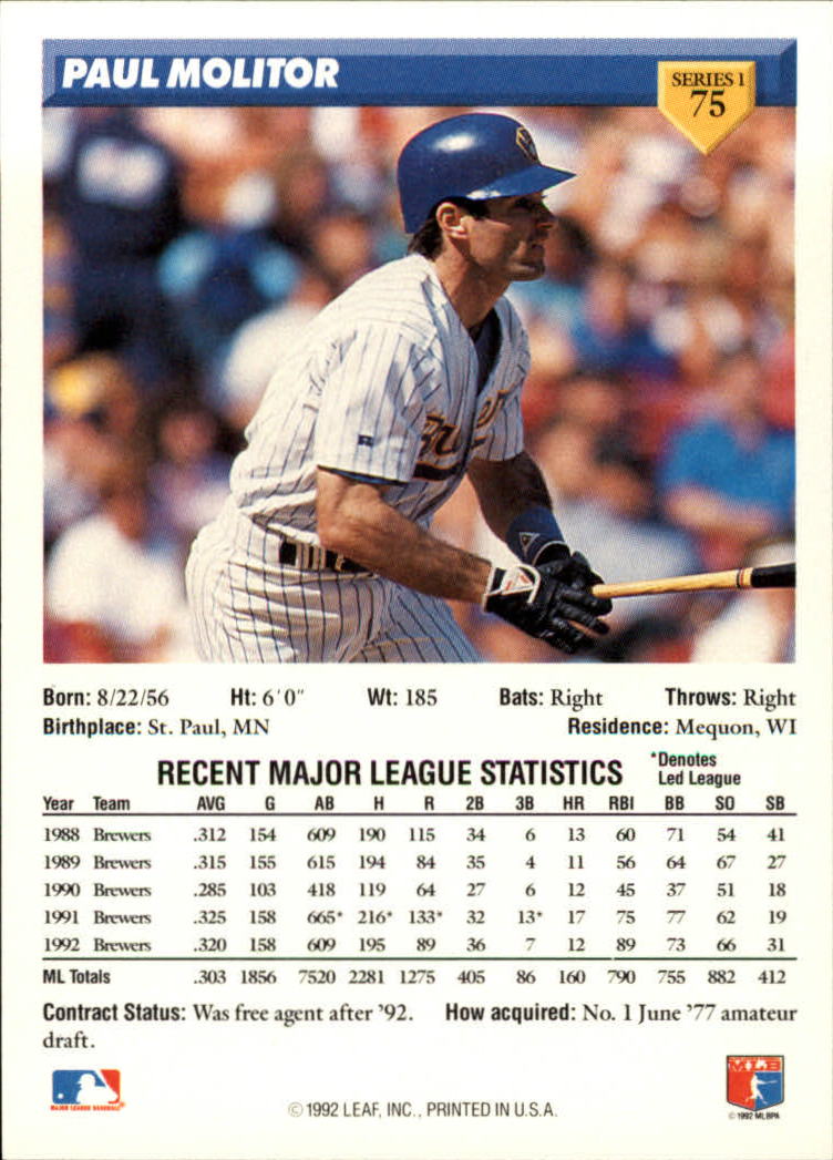 B1980- 1993 Donruss Baseball Cards 1-250 +Rookies -You Pick- 15+ FREE US SHIP - Picture 151 of 501