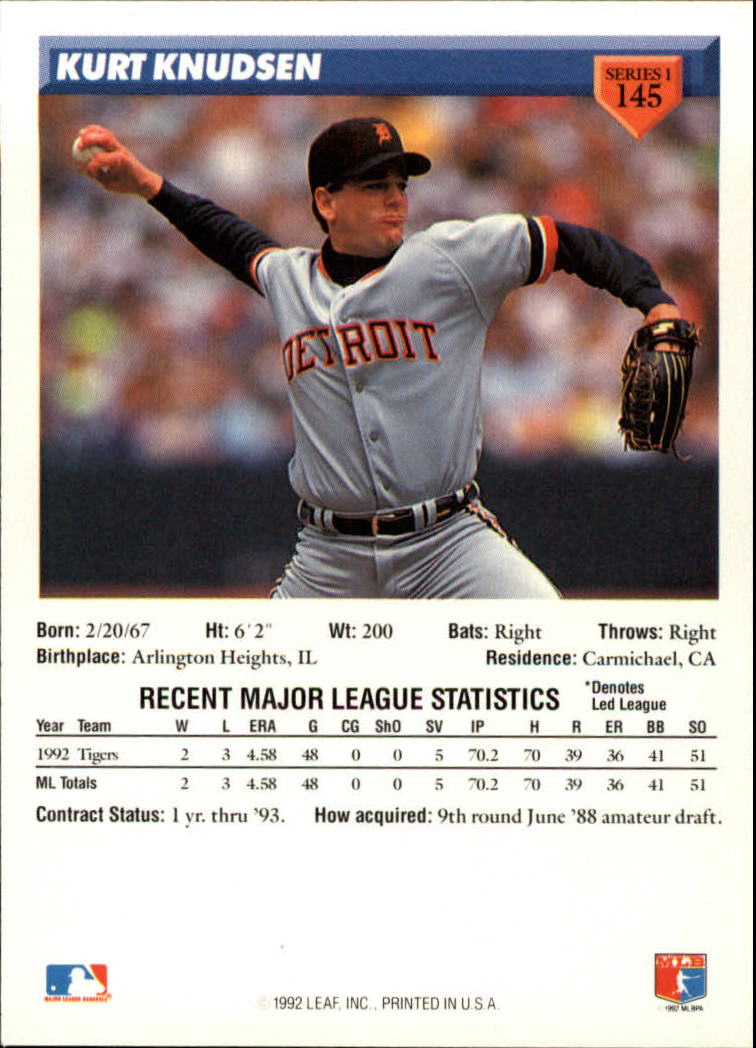 B1980- 1993 Donruss Baseball Cards 1-250 +Rookies -You Pick- 15+ FREE US SHIP - Picture 291 of 501