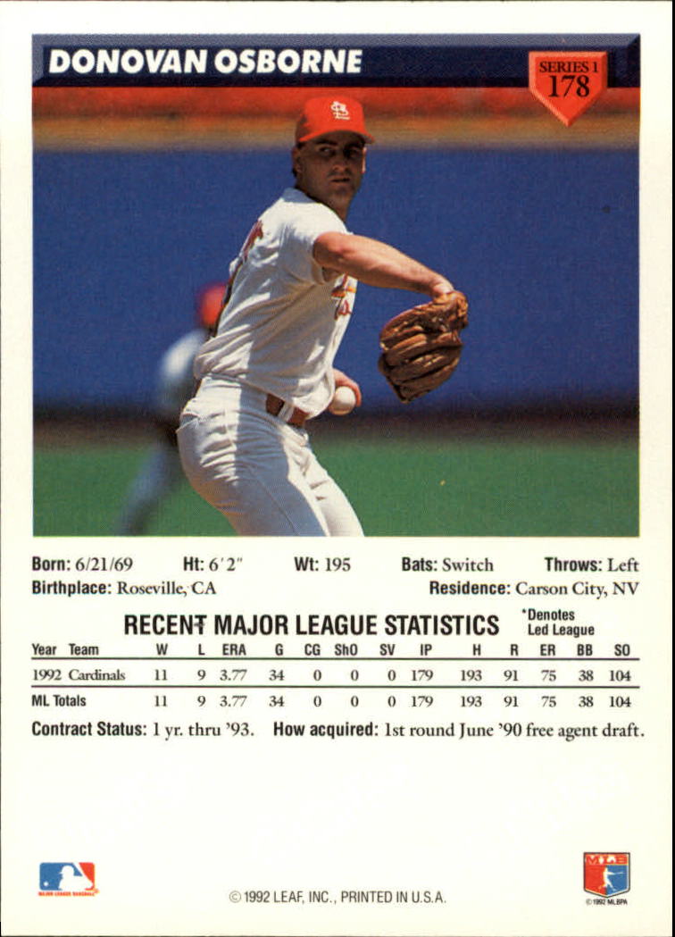 B1980- 1993 Donruss Baseball Cards 1-250 +Rookies -You Pick- 15+ FREE US SHIP - Picture 357 of 501