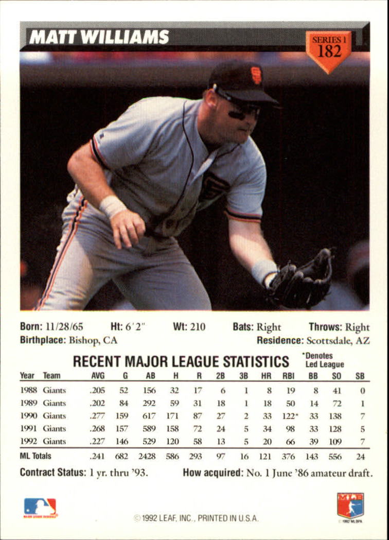 B1980- 1993 Donruss Baseball Cards 1-250 +Rookies -You Pick- 15+ FREE US SHIP - Picture 365 of 501