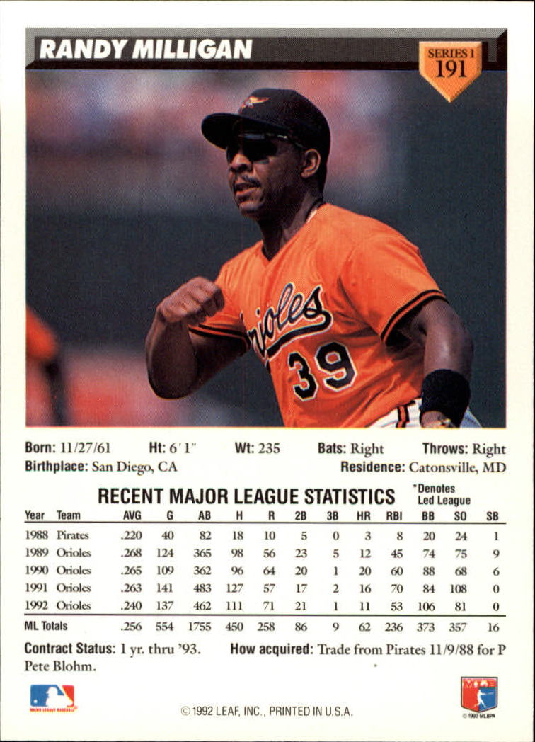 B1980- 1993 Donruss Baseball Cards 1-250 +Rookies -You Pick- 15+ FREE US SHIP - Picture 383 of 501