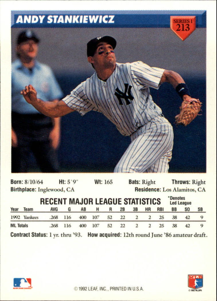 B1980- 1993 Donruss Baseball Cards 1-250 +Rookies -You Pick- 15+ FREE US SHIP - Picture 427 of 501