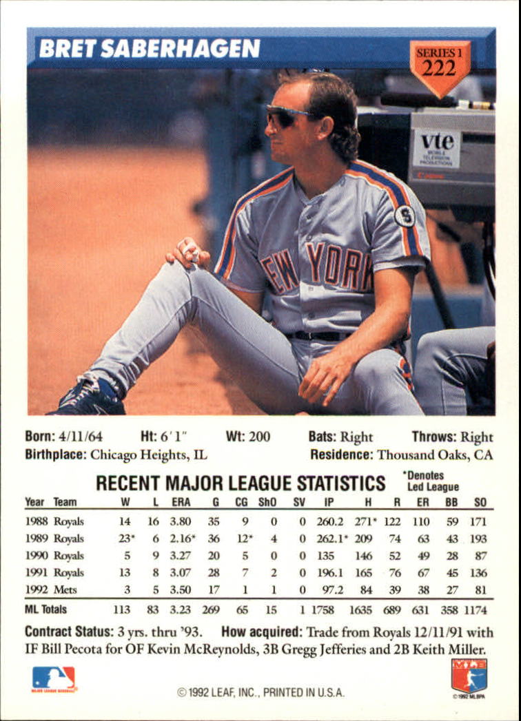 B1980- 1993 Donruss Baseball Cards 1-250 +Rookies -You Pick- 15+ FREE US SHIP - Picture 445 of 501