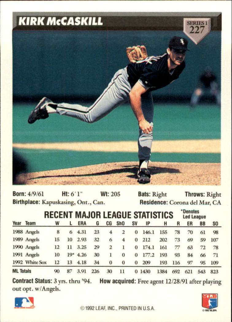 B1980- 1993 Donruss Baseball Cards 1-250 +Rookies -You Pick- 15+ FREE US SHIP - Picture 455 of 501