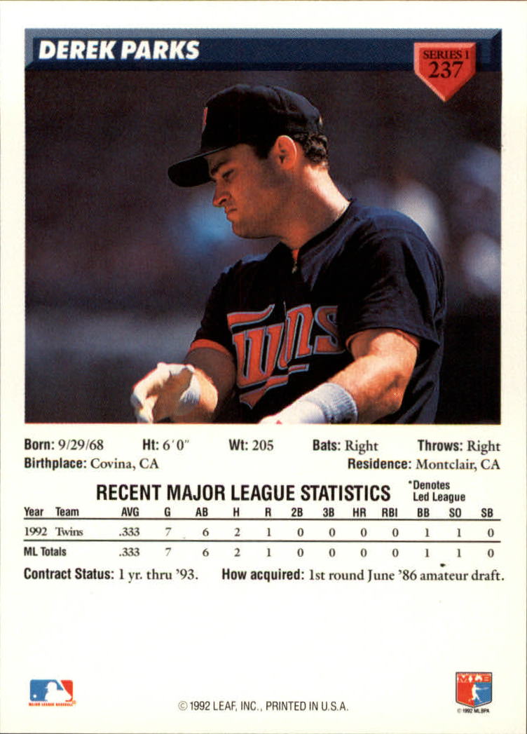 B1980- 1993 Donruss Baseball Cards 1-250 +Rookies -You Pick- 15+ FREE US SHIP - Picture 475 of 501