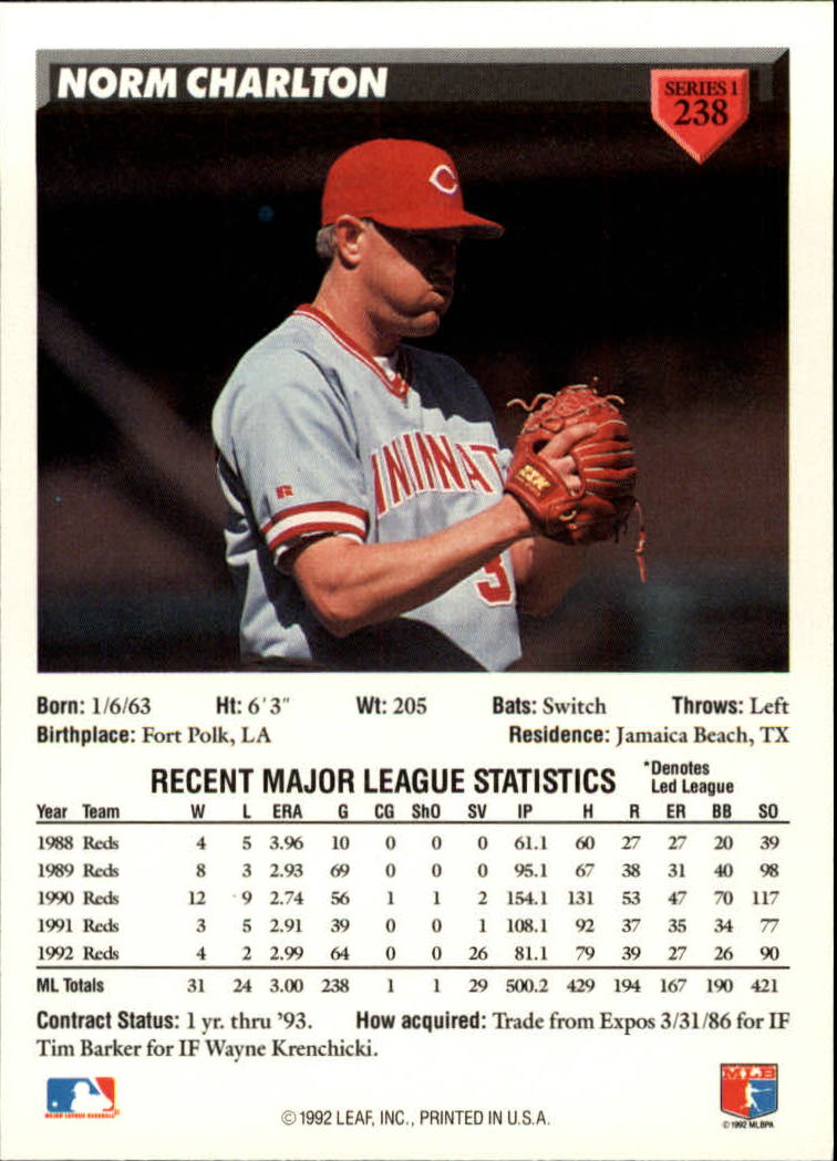 B1980- 1993 Donruss Baseball Cards 1-250 +Rookies -You Pick- 15+ FREE US SHIP - Picture 477 of 501
