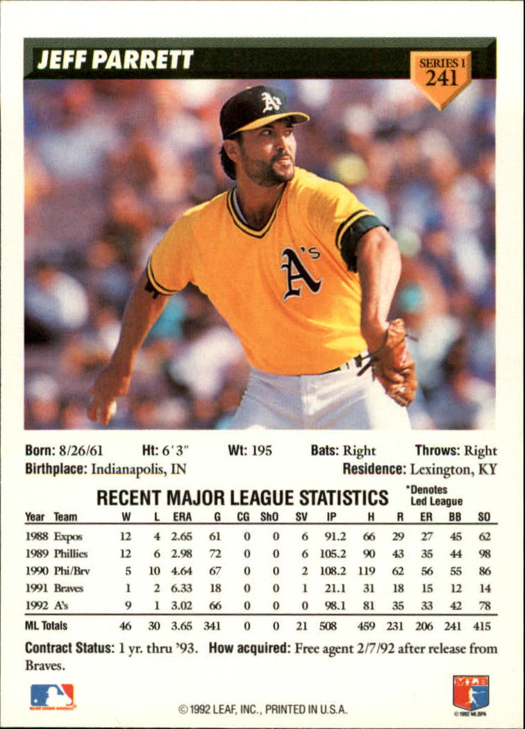 B1980- 1993 Donruss Baseball Cards 1-250 +Rookies -You Pick- 15+ FREE US SHIP - Picture 483 of 501