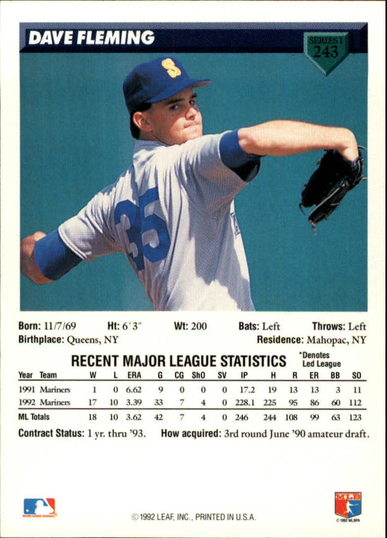 Sports Card Back