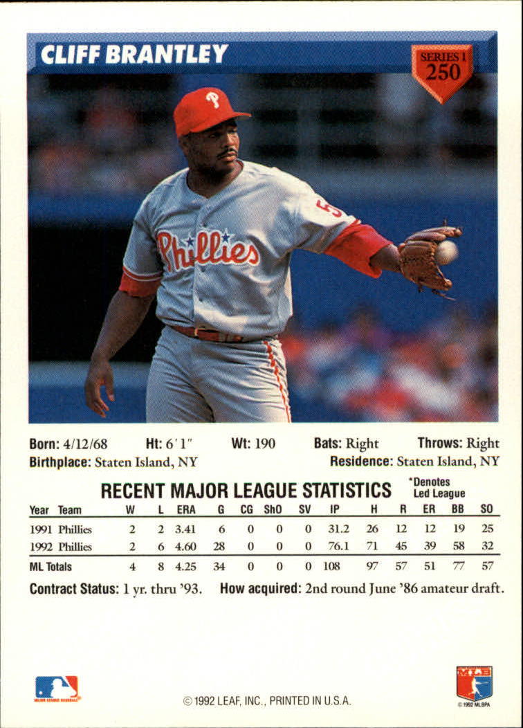 B1980- 1993 Donruss Baseball Cards 1-250 +Rookies -You Pick- 15+ FREE US SHIP - Picture 501 of 501