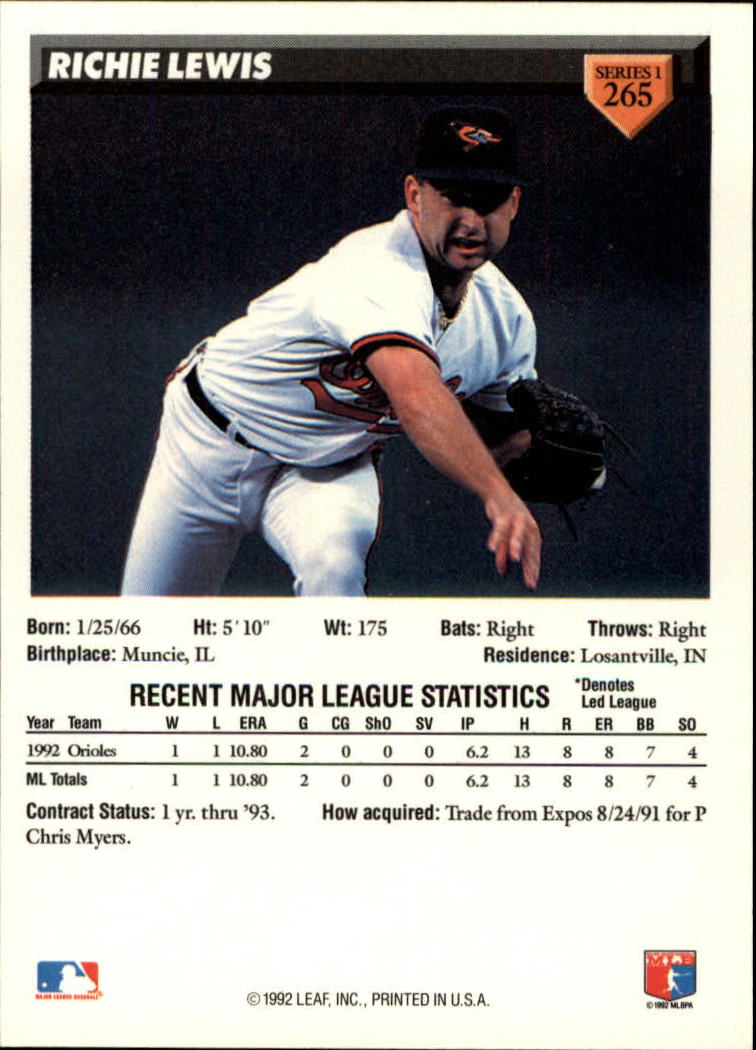 B1980- 1993 Donruss Baseball Cards 251-500 +Rookies -You Pick- 15+ FREE US SHIP - Picture 31 of 485