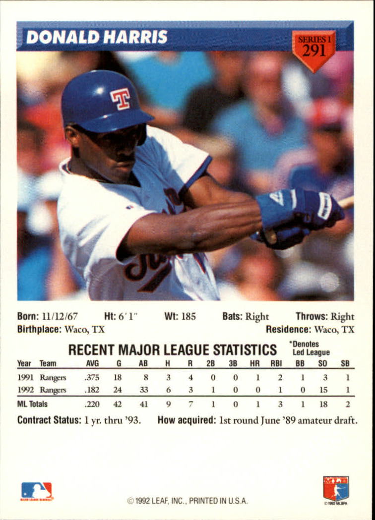 B1980- 1993 Donruss Baseball Cards 251-500 +Rookies -You Pick- 15+ FREE US SHIP - Picture 81 of 485