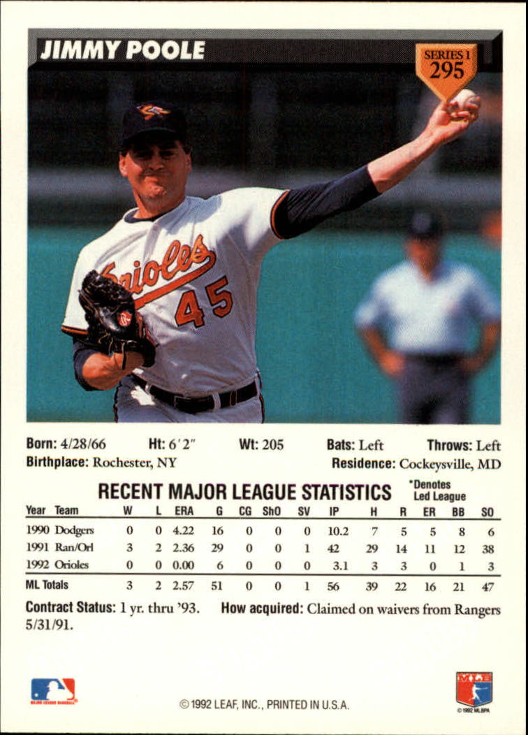 B1980- 1993 Donruss Baseball Cards 251-500 +Rookies -You Pick- 15+ FREE US SHIP - Picture 89 of 485