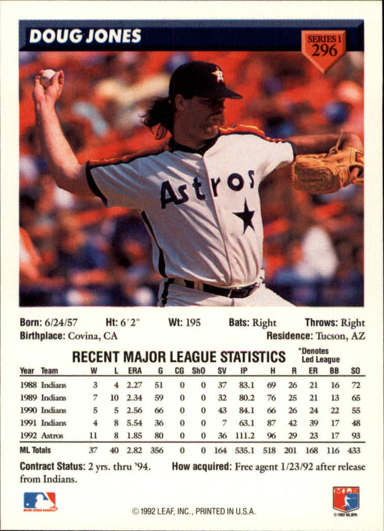 B1980- 1993 Donruss Baseball Cards 251-500 +Rookies -You Pick- 15+ FREE US SHIP - Picture 91 of 485