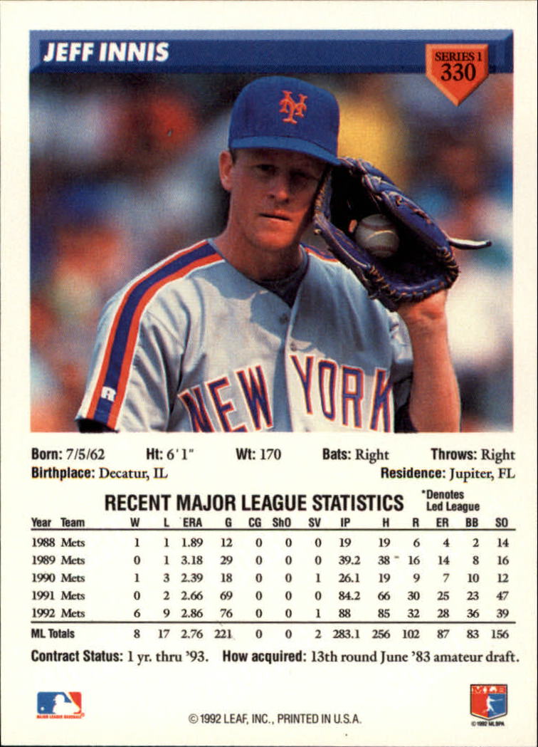 B1980- 1993 Donruss Baseball Cards 251-500 +Rookies -You Pick- 15+ FREE US SHIP - Picture 157 of 485