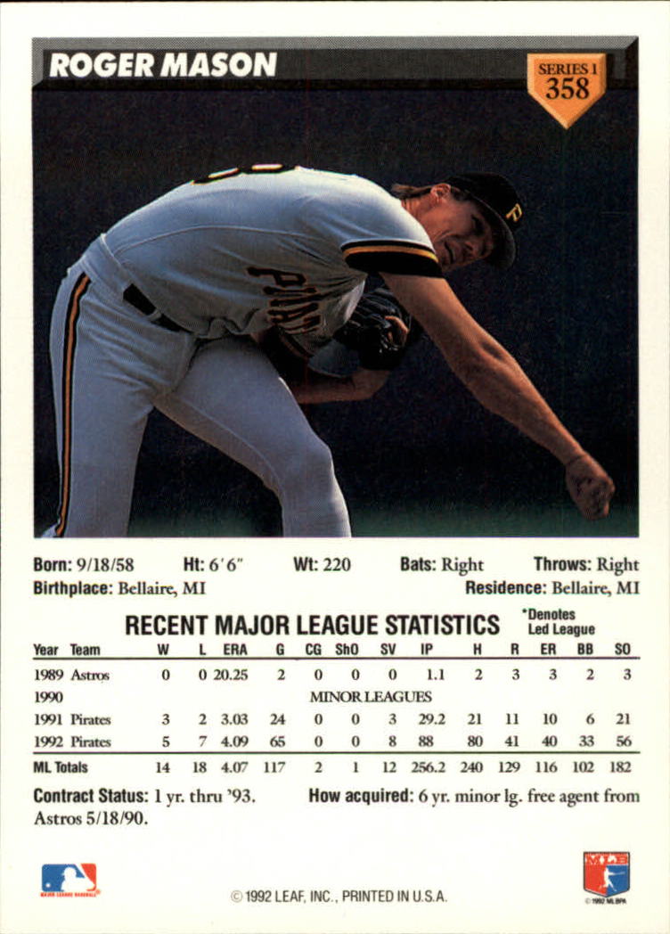 B1980- 1993 Donruss Baseball Cards 251-500 +Rookies -You Pick- 15+ FREE US SHIP - Picture 213 of 485