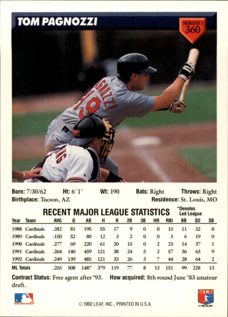 B1980- 1993 Donruss Baseball Cards 251-500 +Rookies -You Pick- 15+ FREE US SHIP - Picture 217 of 485