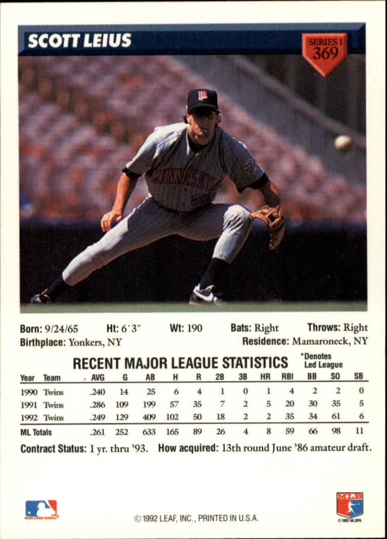 B1980- 1993 Donruss Baseball Cards 251-500 +Rookies -You Pick- 15+ FREE US SHIP - Picture 235 of 485